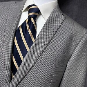 Vizoni Uomo Sport Coat 42R Slim Silver Gray Check‎ Plaid Blazer Jacket Classic